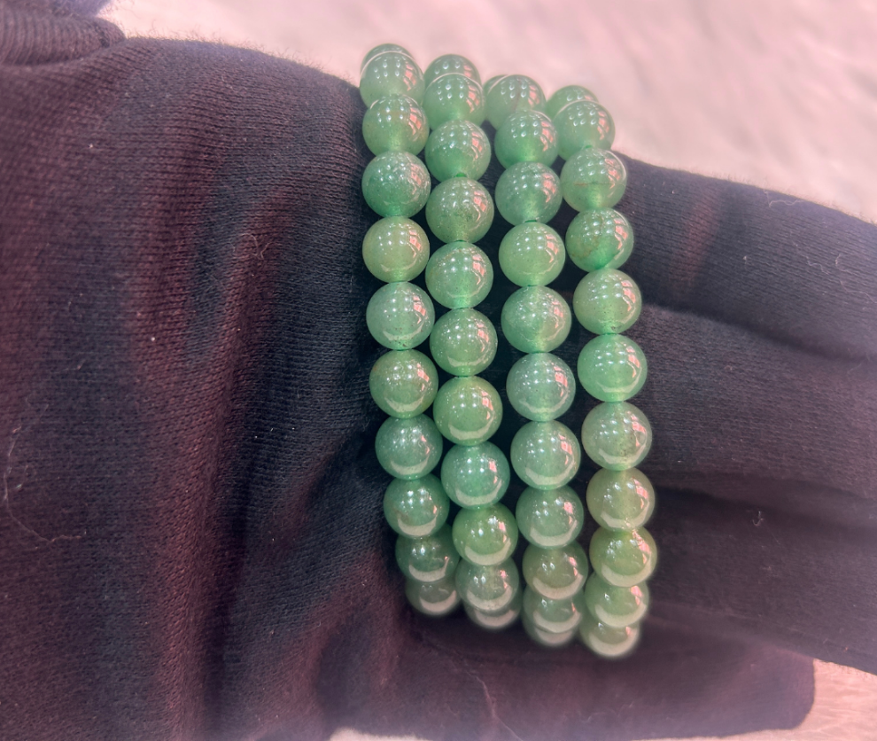 ๐๐ Natural Green Aventurine Bracelet โ Stone of Luck & Opportunity ๐๐