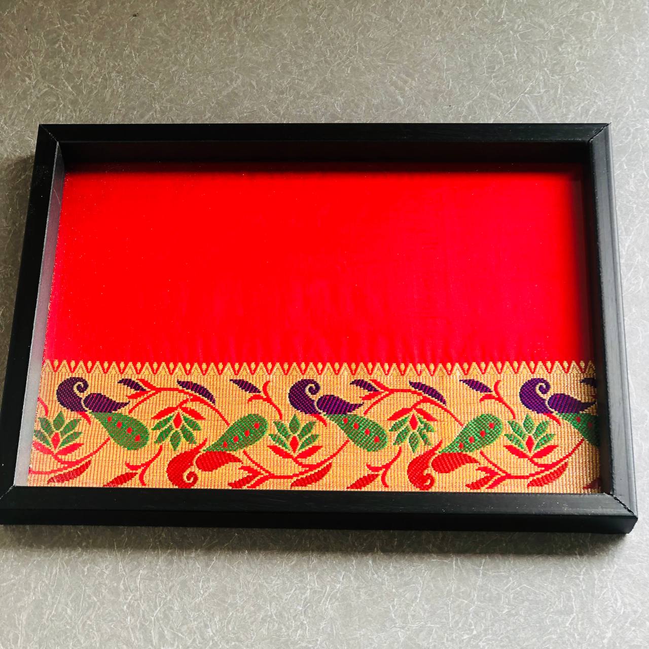 Kath Paithani Serving Tray ๐ฅ๐ค