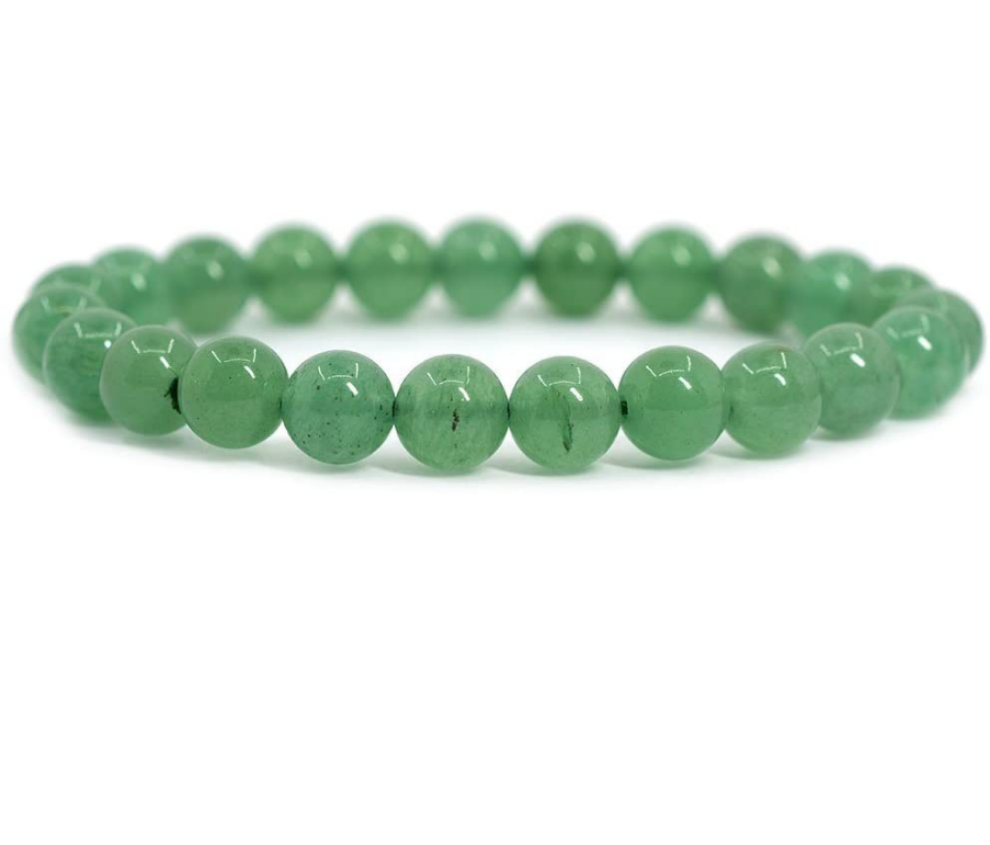 🍀💚 Natural Green Aventurine Bracelet – Stone of Luck & Opportunity 💚🍀