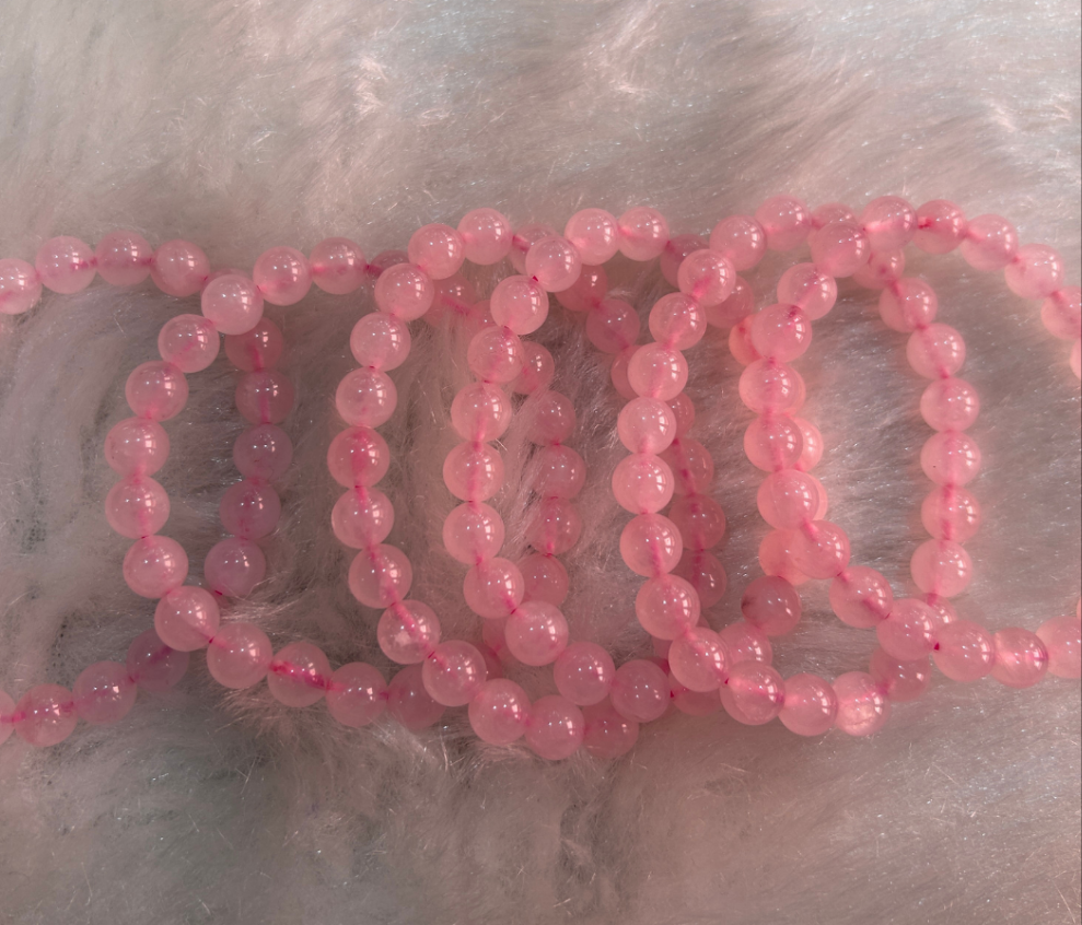 Natural Rose Quartz Bracelet 🍁🍂