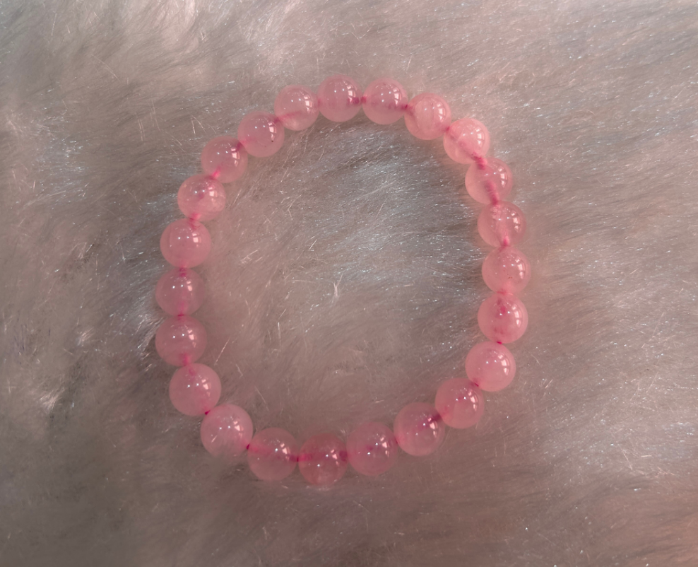 Natural Rose Quartz Bracelet 🍁🍂