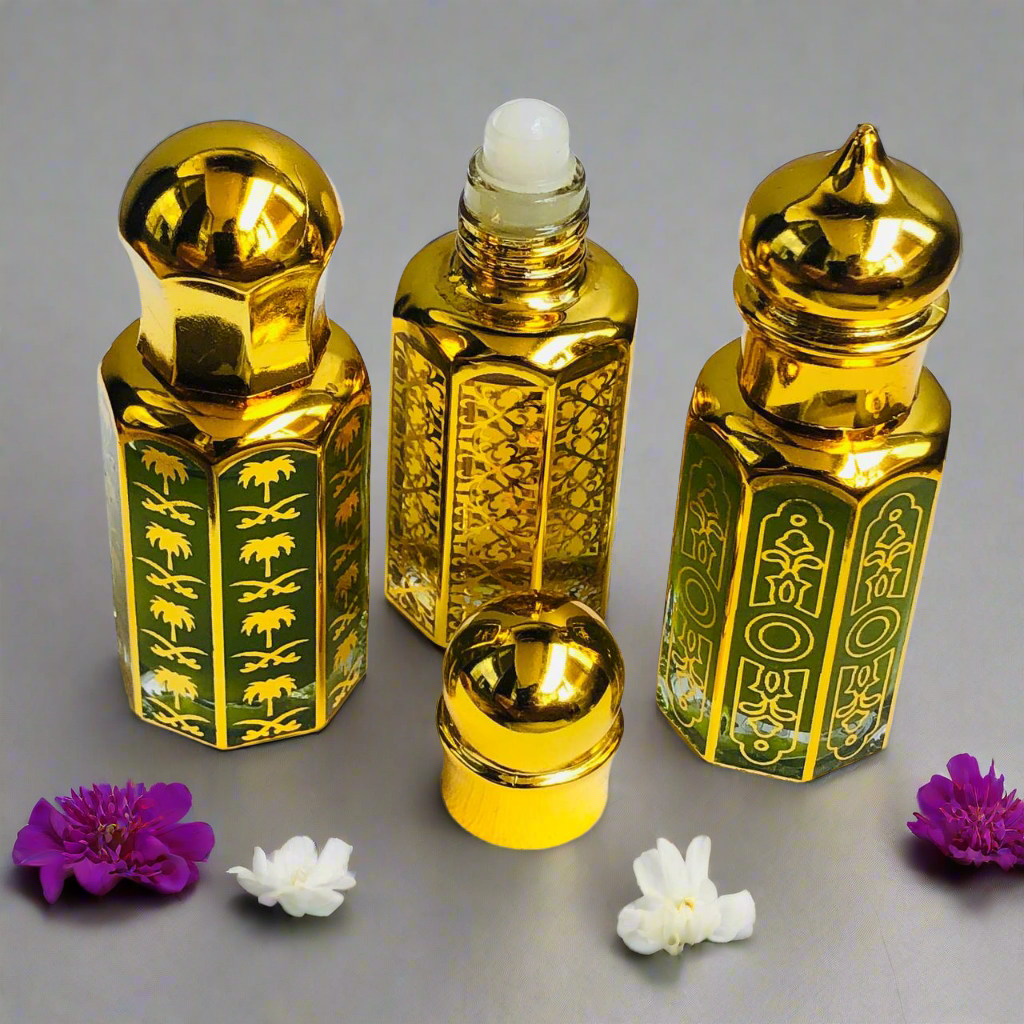 Trio Attar Combo in Royal Golden Bottles 🎁