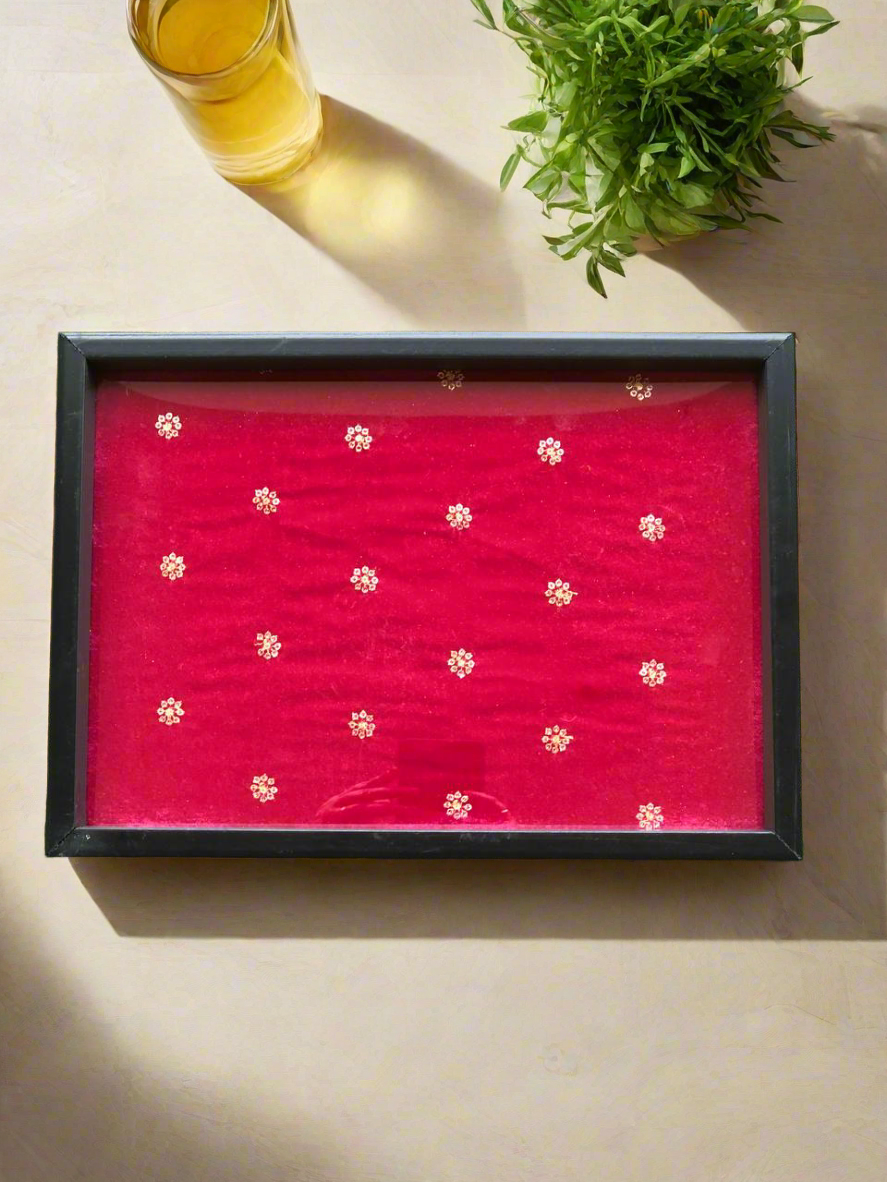 Velvet Fabric Serving 📥📤