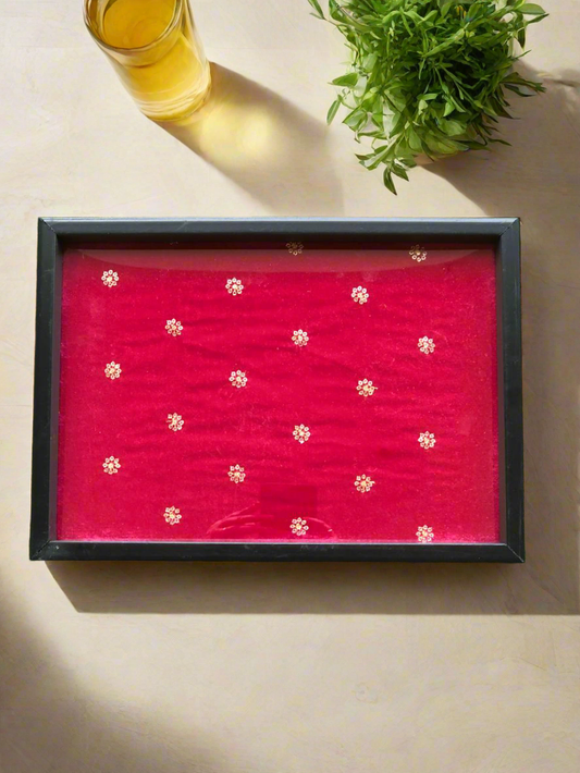 Velvet Fabric Serving 📥📤