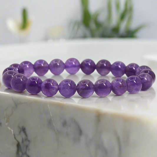 💜 Natural Amethyst Stone Bracelet 💜
