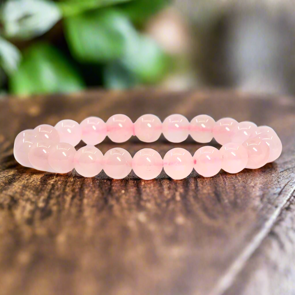 Natural Rose Quartz Bracelet 🍁🍂