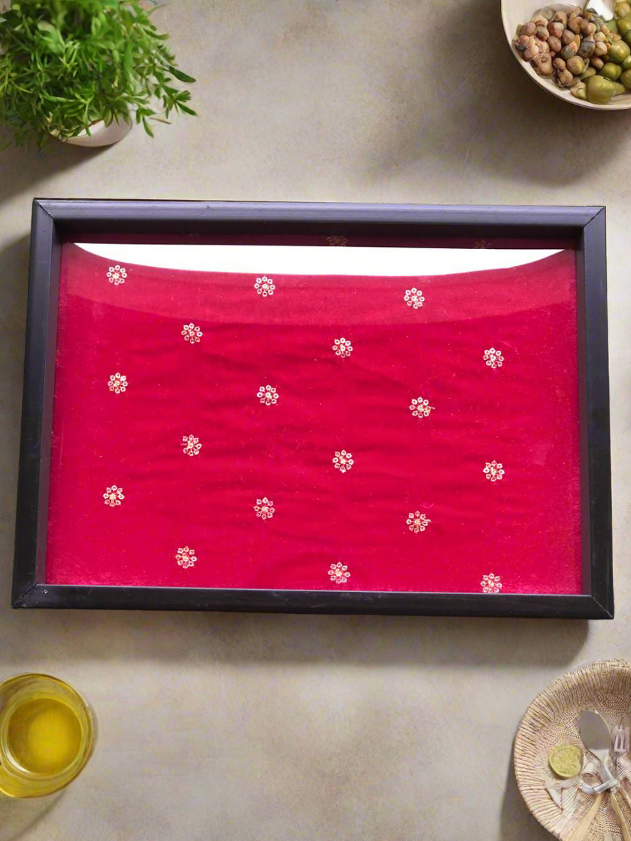 Velvet Fabric Serving 📥📤