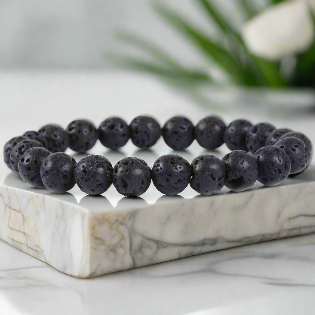 🖤 Natural Lava Stone Bracelet 🖤