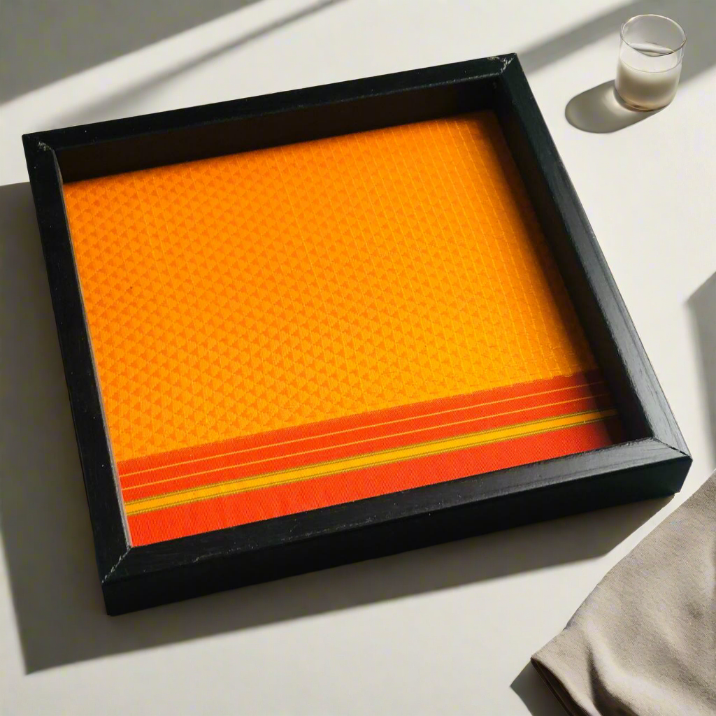 खण Fabric Serving Tray ..!✨♥️