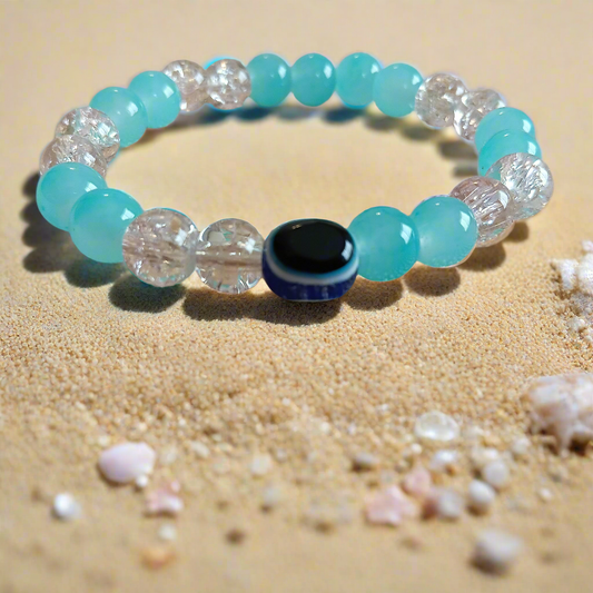 Evil Eye  & Tiger eye bracelet of protection 🧿🔮❤️