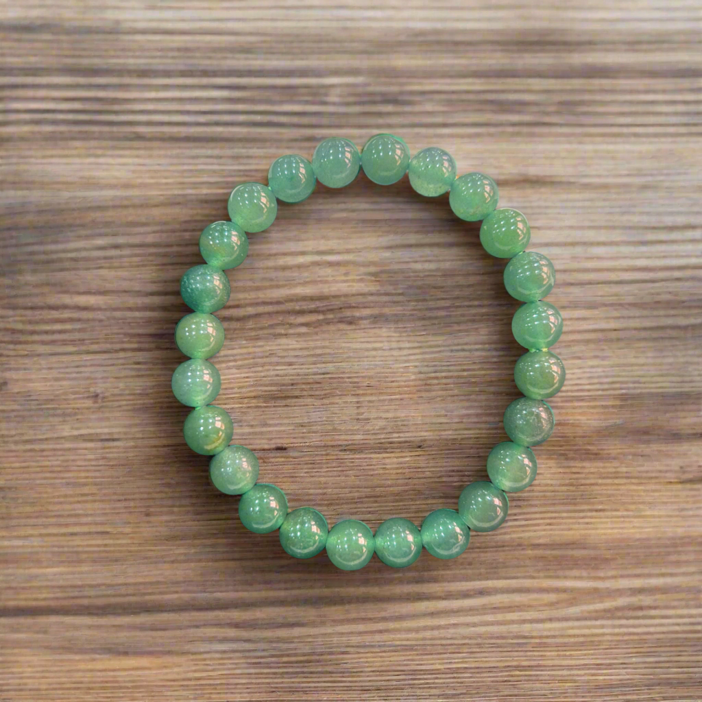 🍀💚 Natural Green Aventurine Bracelet – Stone of Luck & Opportunity 💚🍀