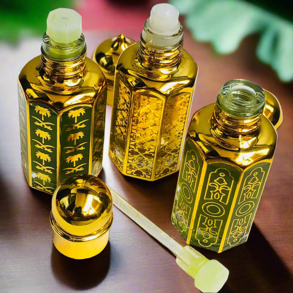 Trio Attar Combo in Royal Golden Bottles 🎁