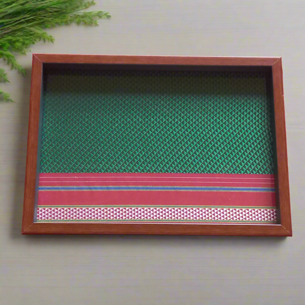 खण Fabric Serving Tray ..!✨♥️