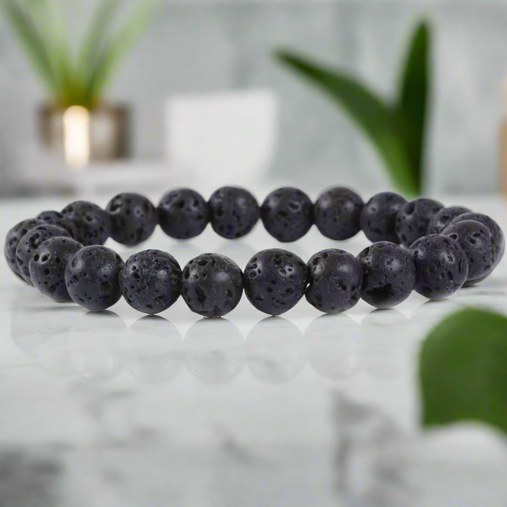 🖤 Natural Lava Stone Bracelet 🖤
