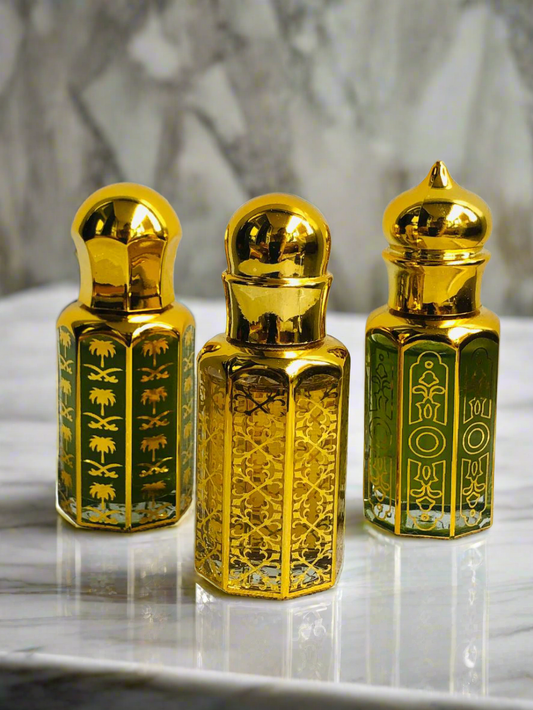 Trio Attar Combo in Royal Golden Bottles 🎁