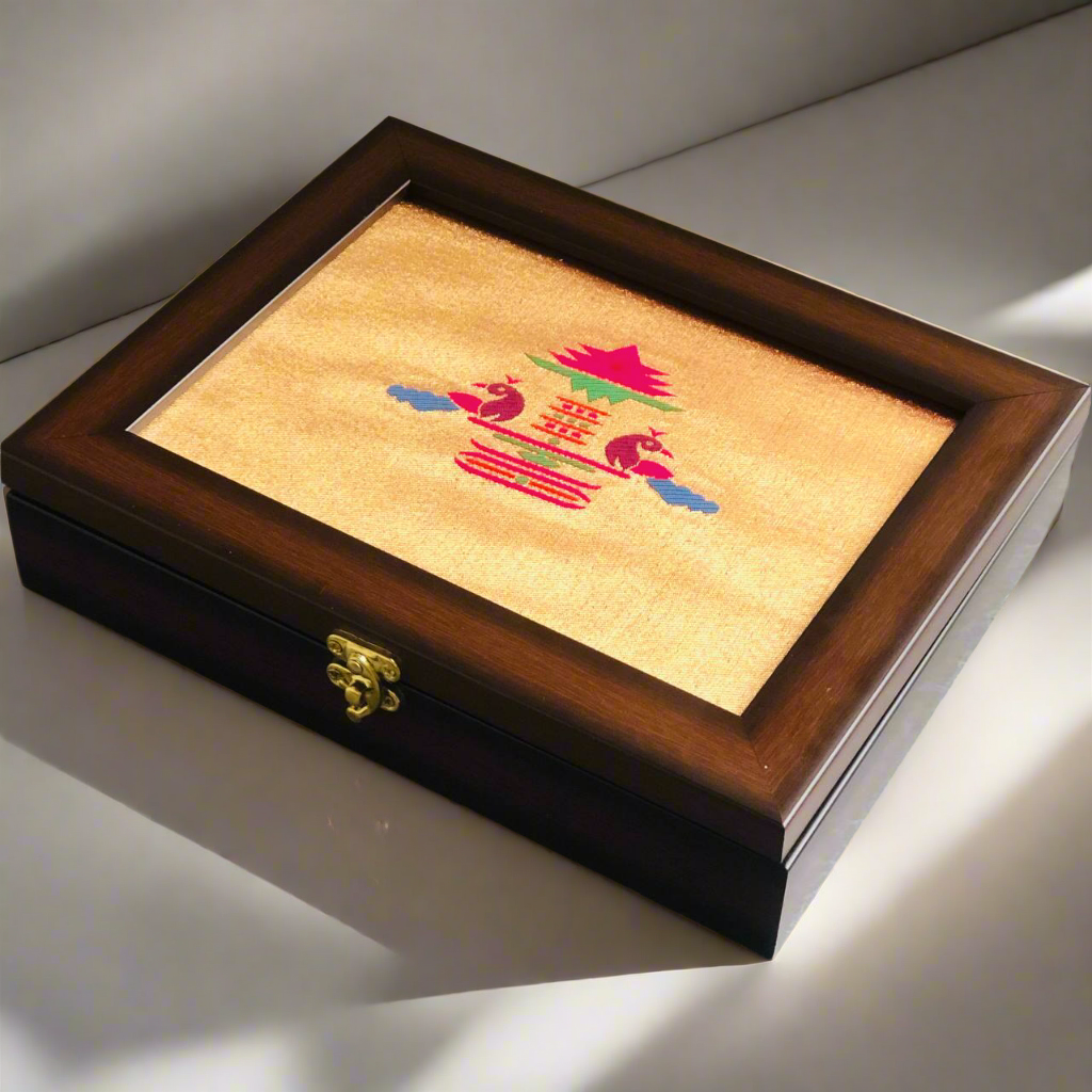 Golden Paithani Jewellery Box ♥️😍✨