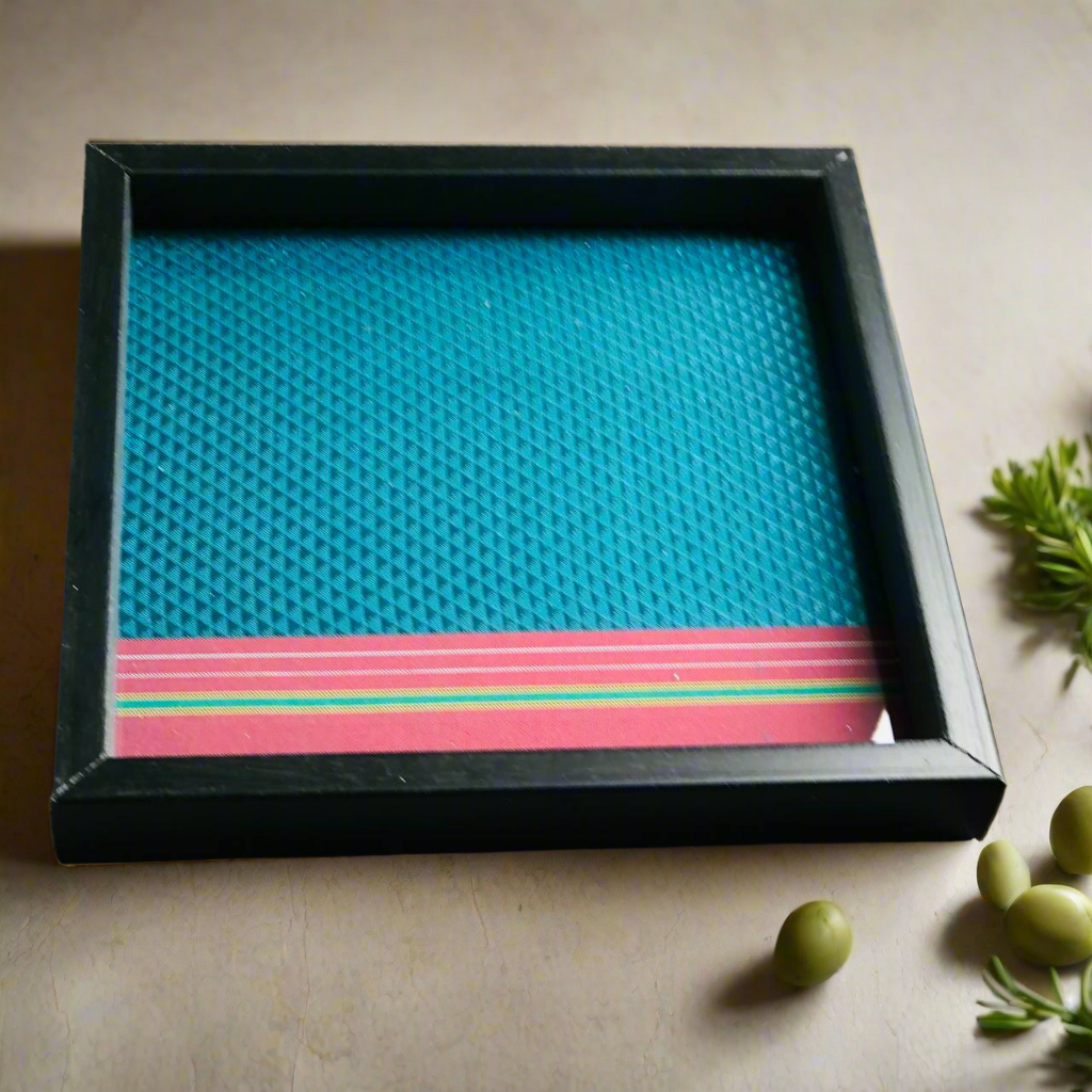 खण Fabric Serving Tray ..!✨♥️