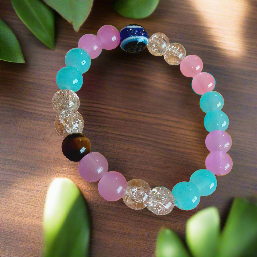 Evil Eye  & Tiger eye bracelet of protection 🧿🔮❤️