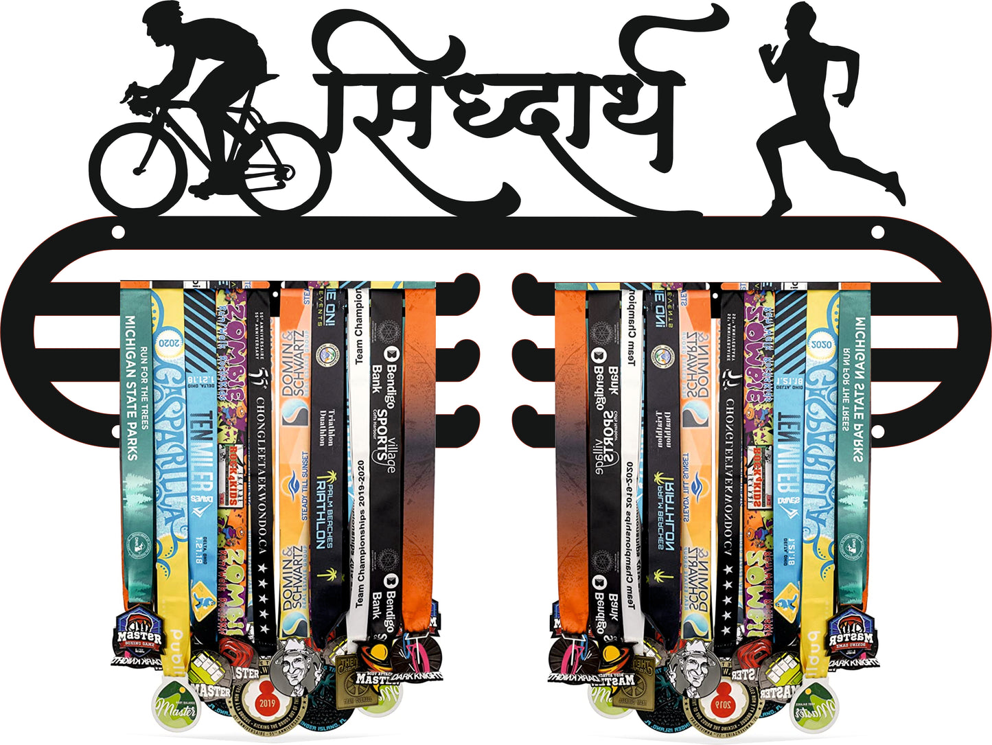 Personalized medal hanger