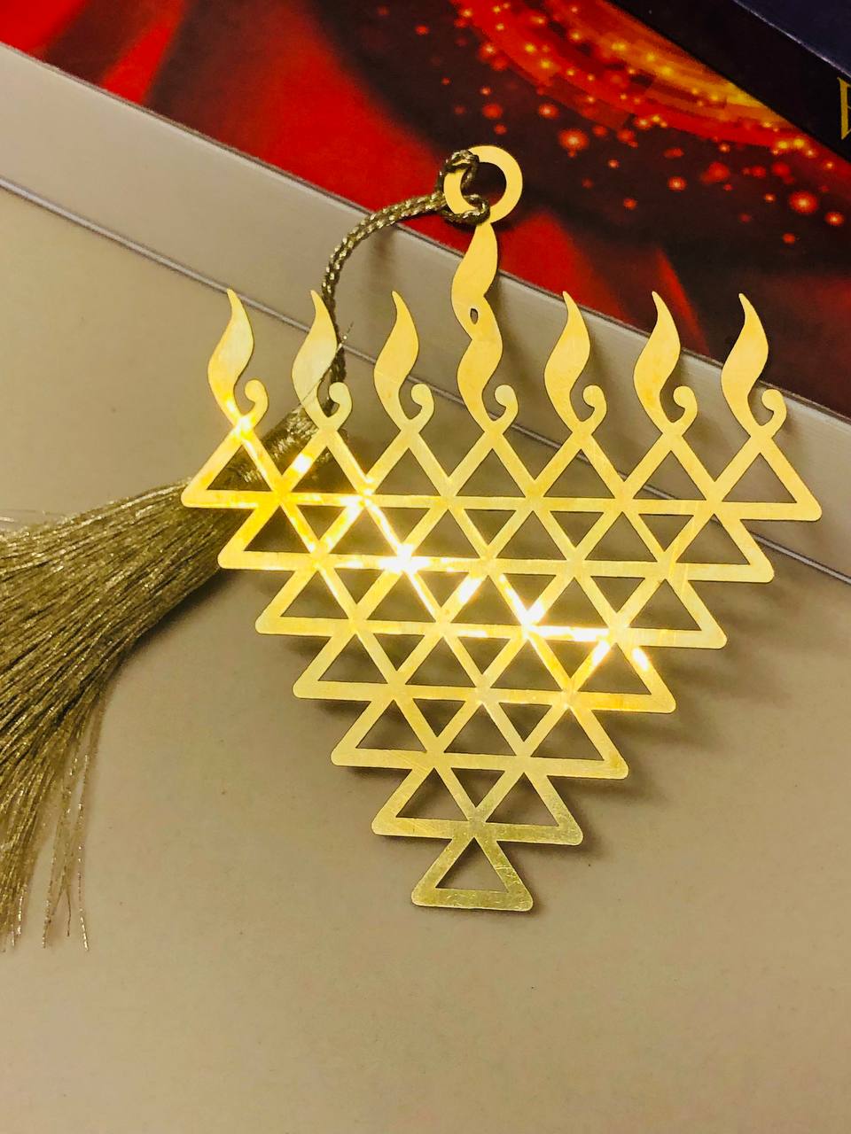 Pure Brass Saraswati Bookmark ✨❤️