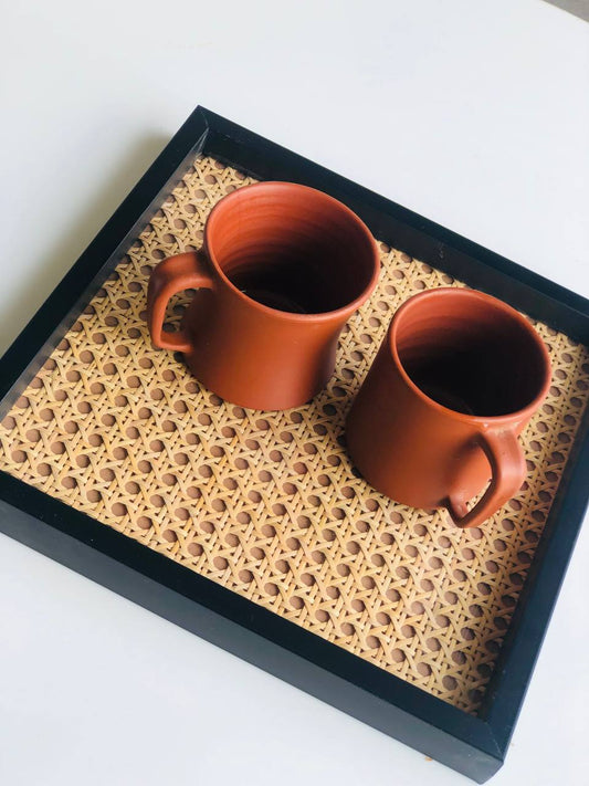 Rattan Cane Serving Tray❣️