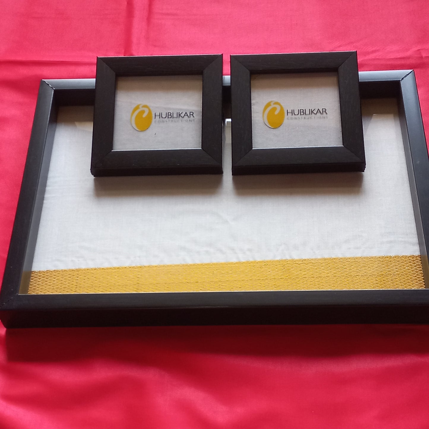 Company Logo Serving Tray with Tea Coasters🤩💚✅🍁🤩