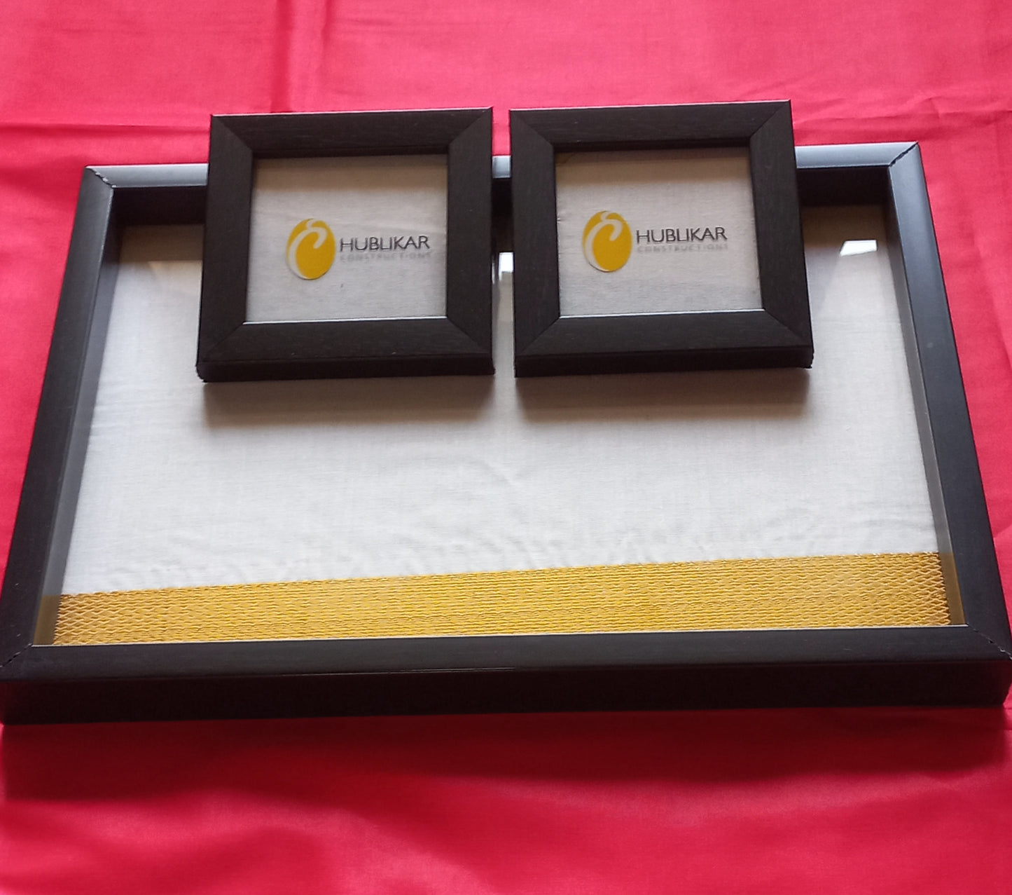 Company Logo Serving Tray with Tea Coasters🤩💚✅🍁🤩