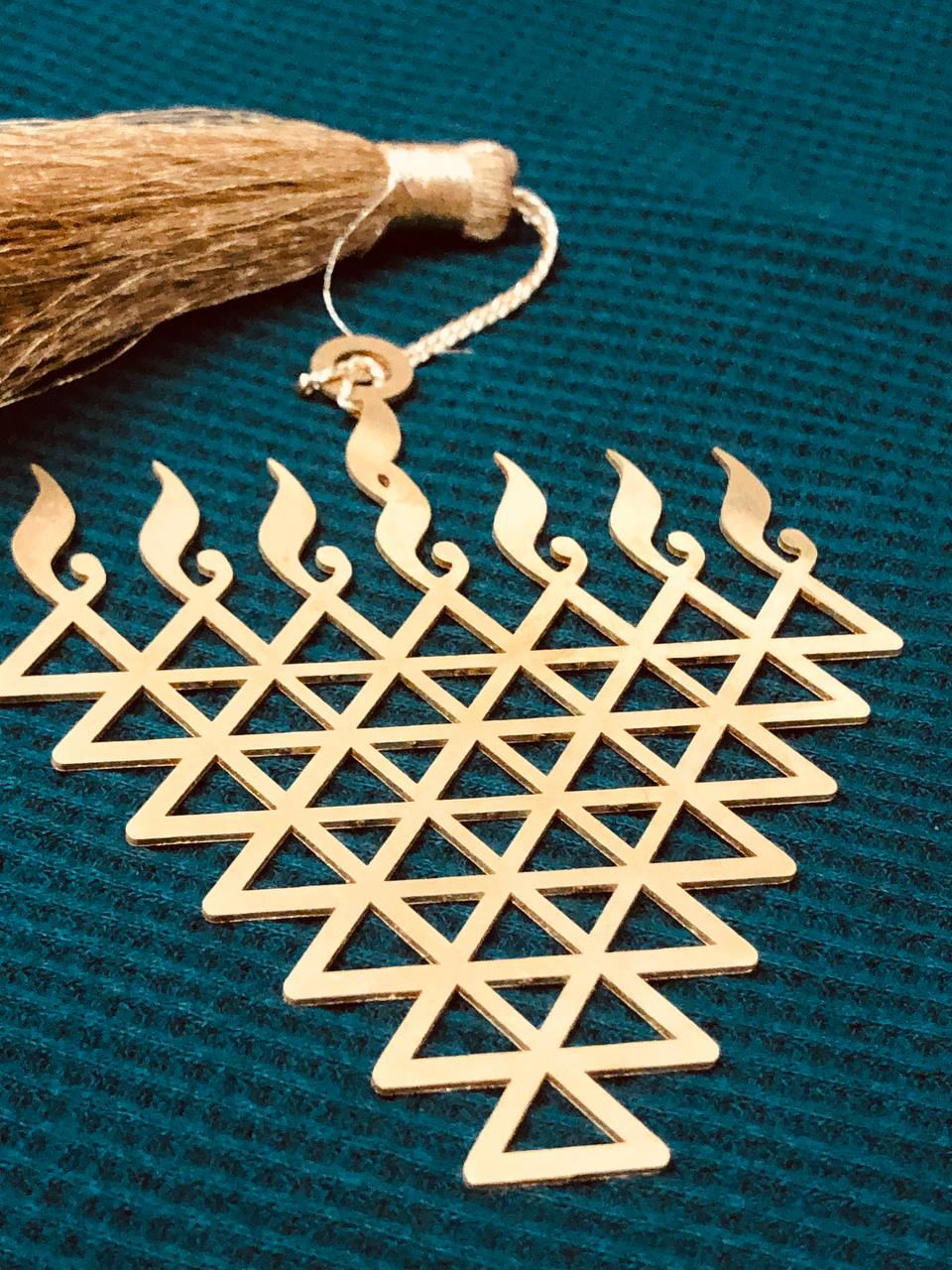 Pure Brass Saraswati Bookmark ✨❤️