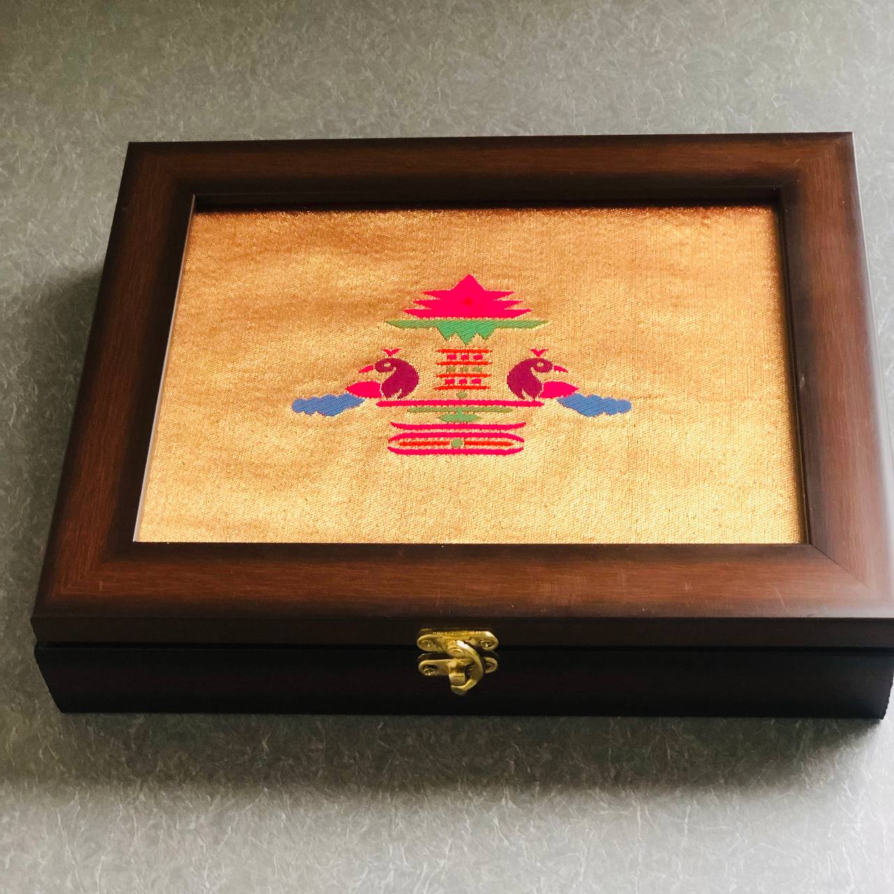 Golden Paithani Jewellery Box ♥️😍✨