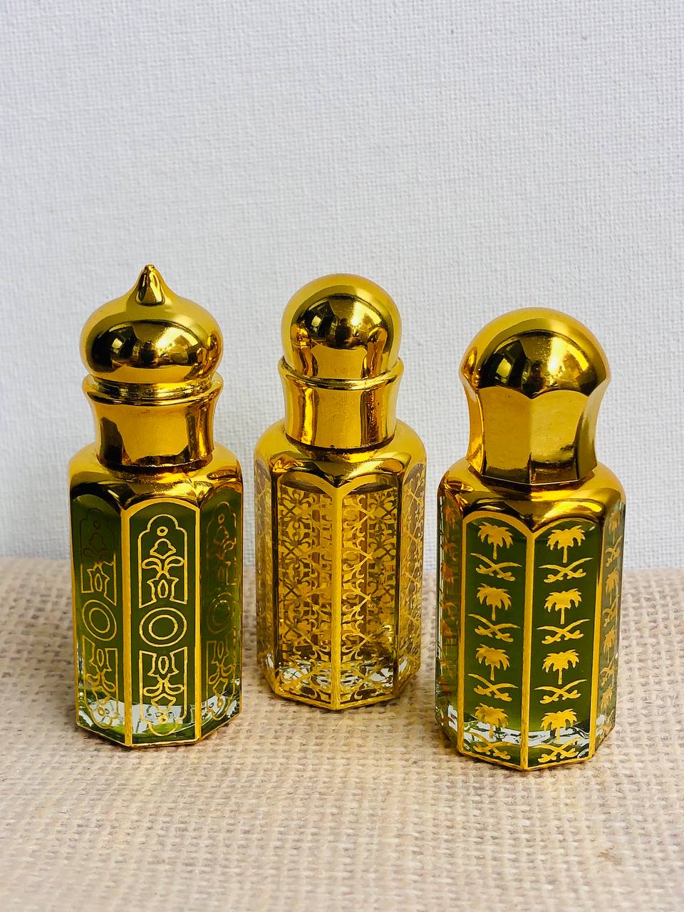 Trio Attar Combo in Royal Golden Bottles 🎁