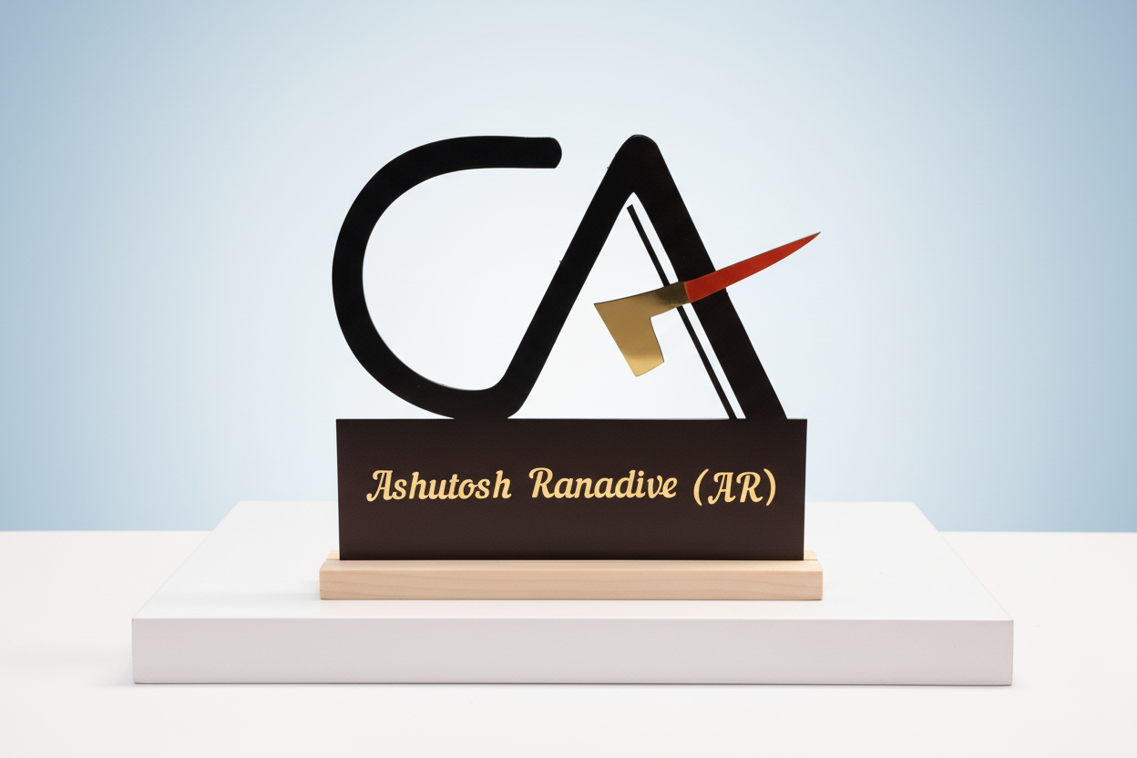 CA Metal Stand with pine wood base ✅