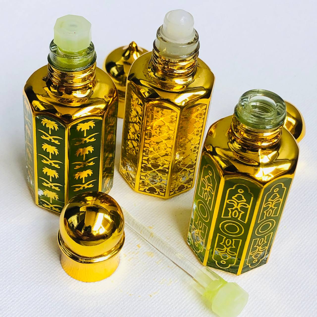 Trio Attar Combo in Royal Golden Bottles 🎁