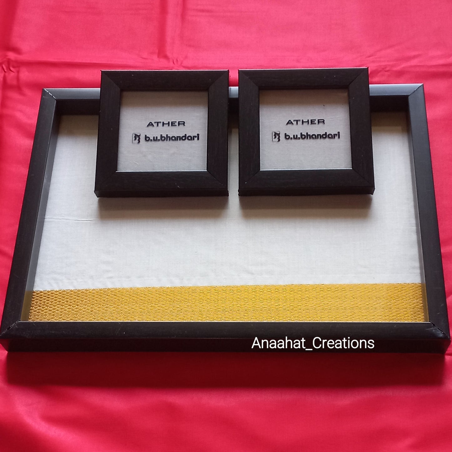 Company Logo Serving Tray with Tea Coasters🤩💚✅🍁🤩