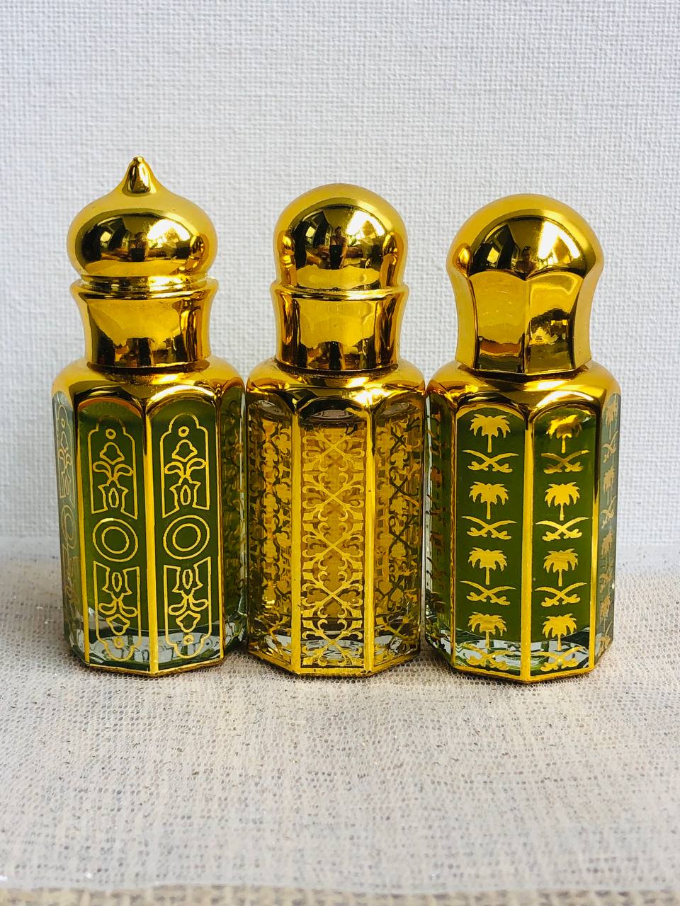 Trio Attar Combo in Royal Golden Bottles 🎁