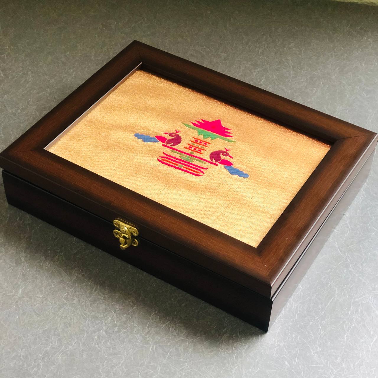 Golden Paithani Jewellery Box ♥️😍✨