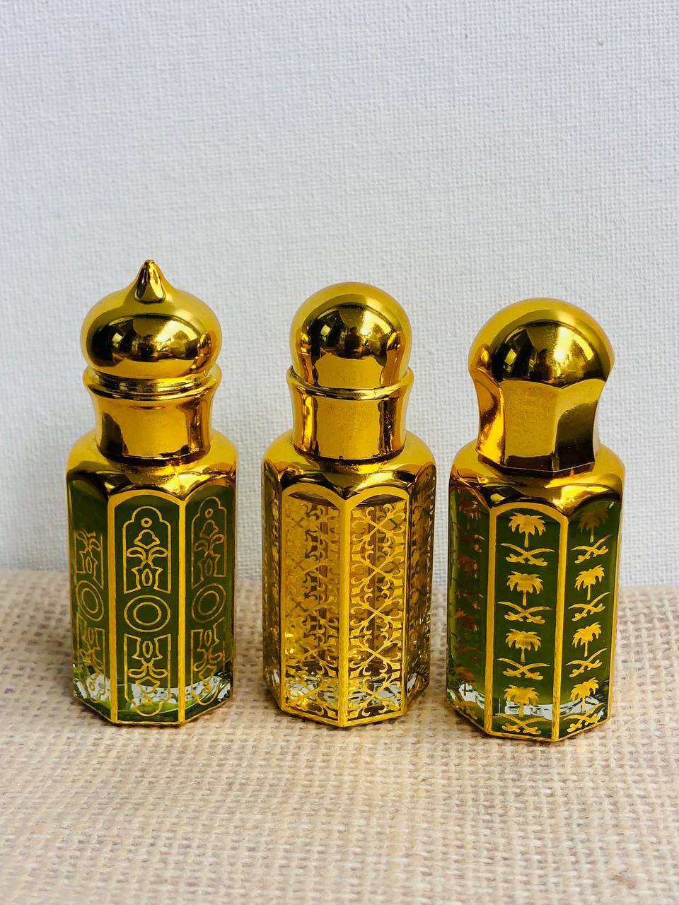 Trio Attar Combo in Royal Golden Bottles 🎁