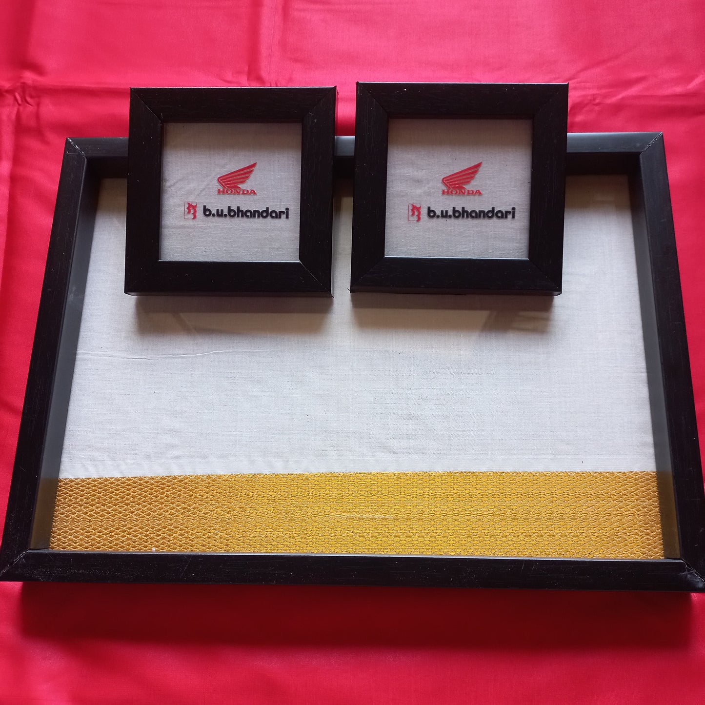 Company Logo Serving Tray with Tea Coasters🤩💚✅🍁🤩