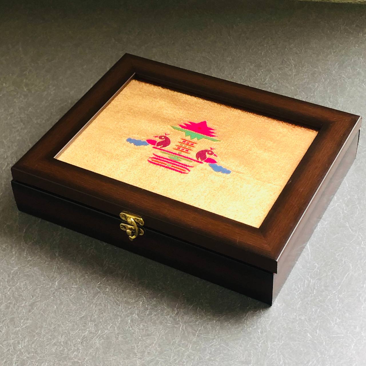 Golden Paithani Jewellery Box ♥️😍✨