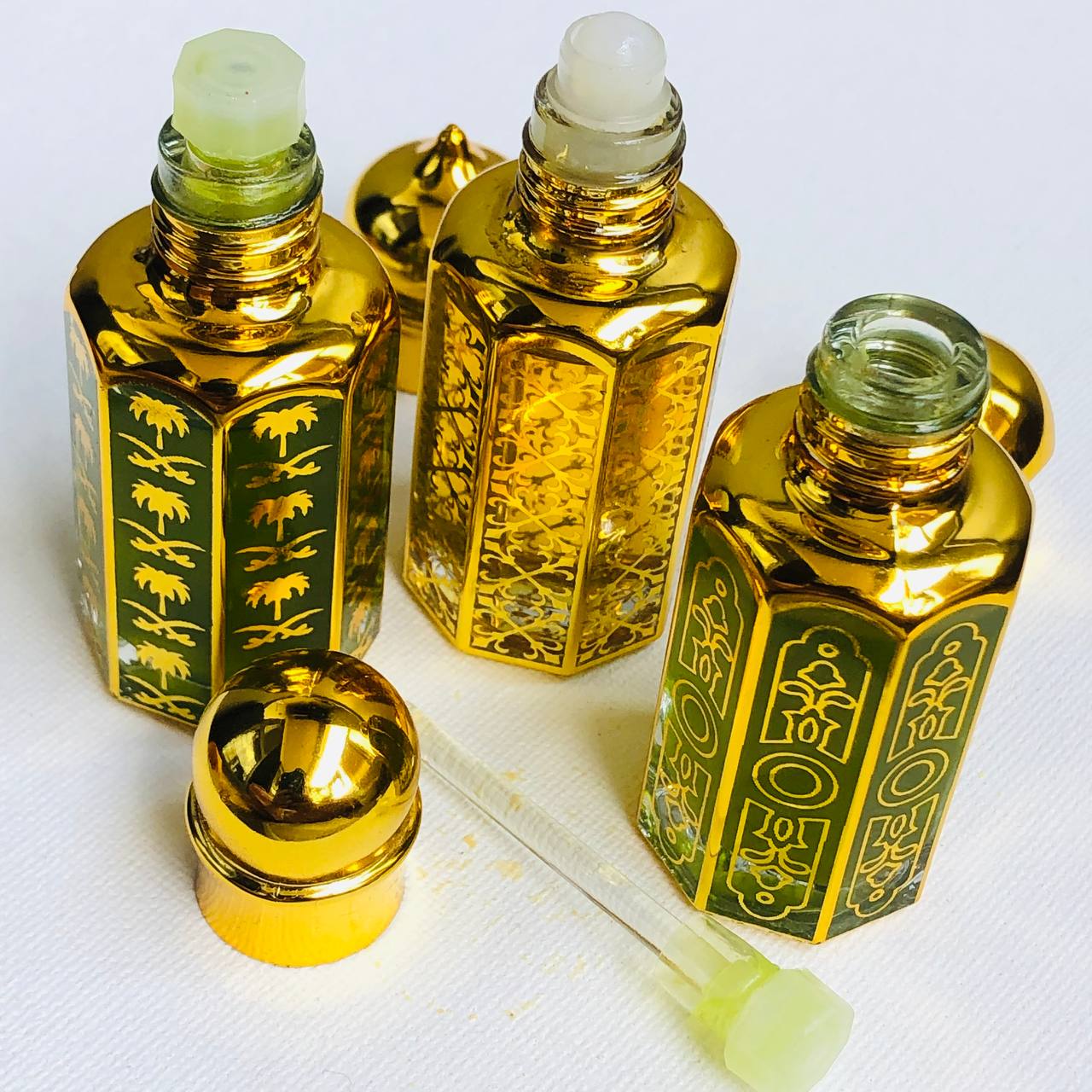 Trio Attar Combo in Royal Golden Bottles 🎁