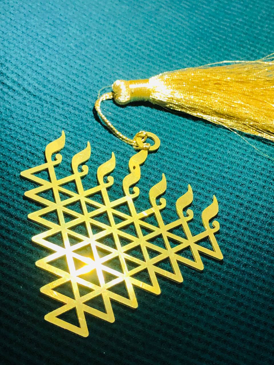 Pure Brass Saraswati Bookmark ✨❤️