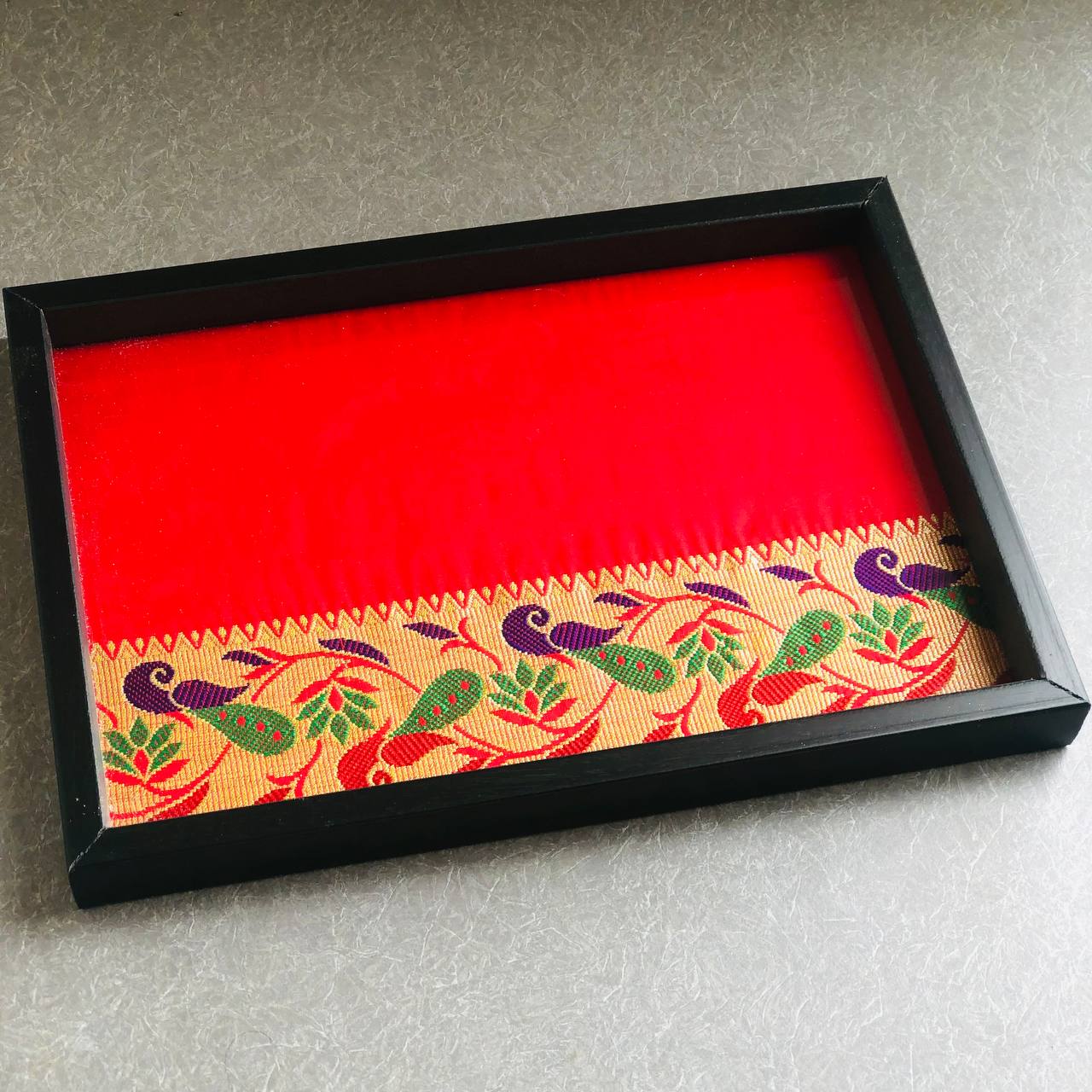 Kath Paithani Serving Tray 📥📤