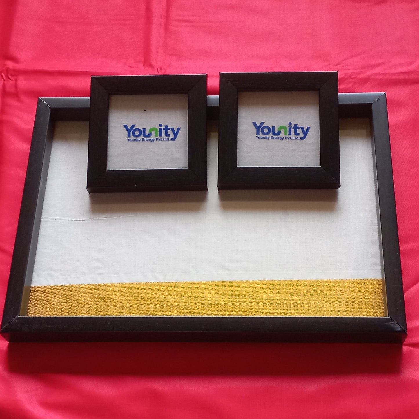 Company Logo Serving Tray with Tea Coasters🤩💚✅🍁🤩