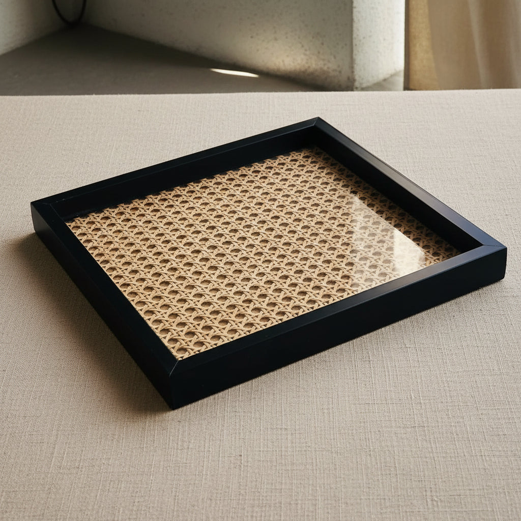 Rattan Cane Serving Tray❣️