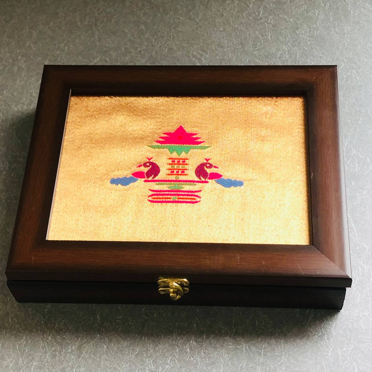 Golden Paithani Jewellery Box ♥️😍✨