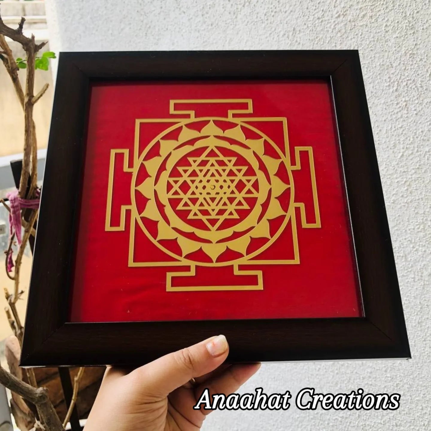 Golden Shree yantra Frame❣️