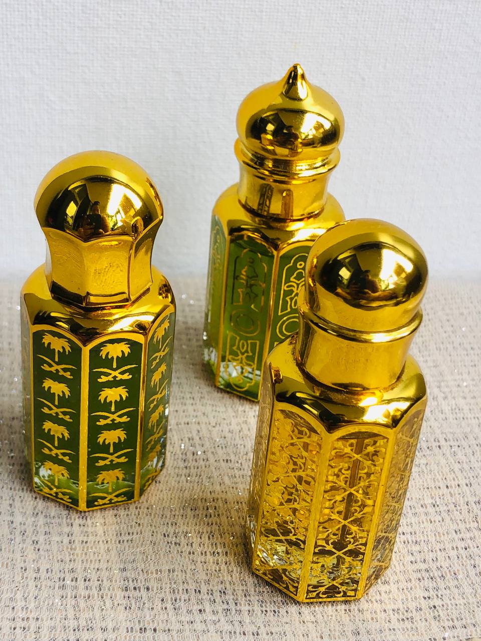 Trio Attar Combo in Royal Golden Bottles 🎁