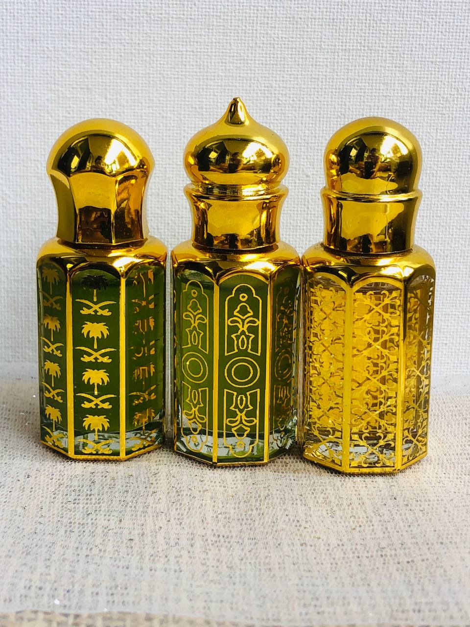 Trio Attar Combo in Royal Golden Bottles 🎁