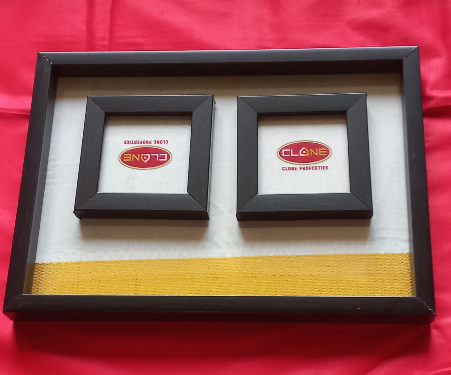 Company Logo Serving Tray with Tea Coasters🤩💚✅🍁🤩