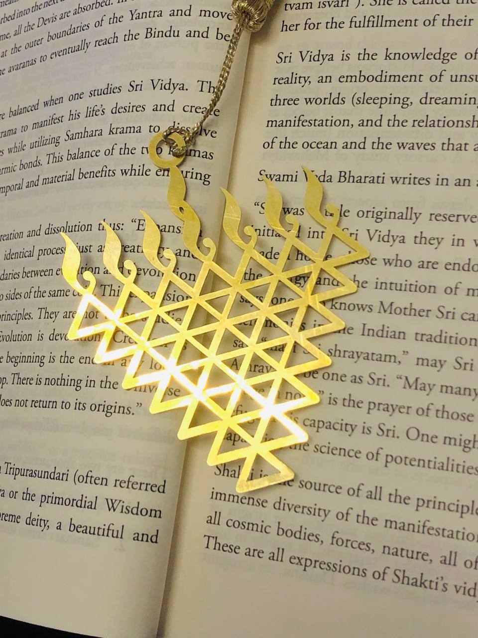 Pure Brass Saraswati Bookmark ✨❤️