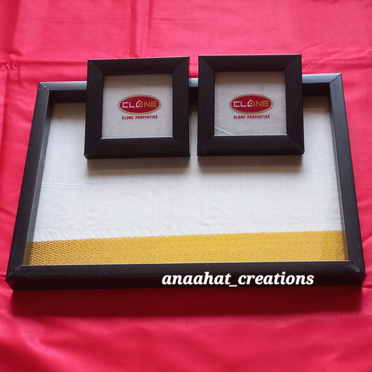 Company Logo Serving Tray with Tea Coasters🤩💚✅🍁🤩